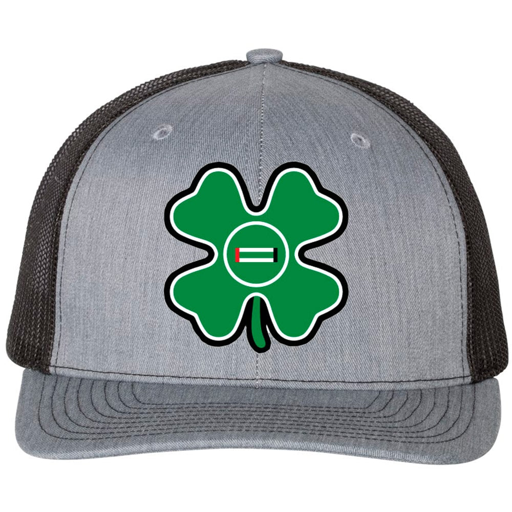 St. Pat Mat Snapback Trucker Cap (Grey / Black)