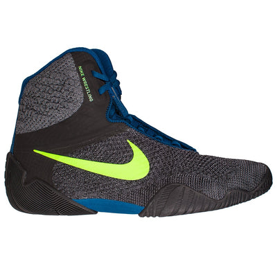 Nike Tawa Wrestling Shoes (Anthracite / Blue)