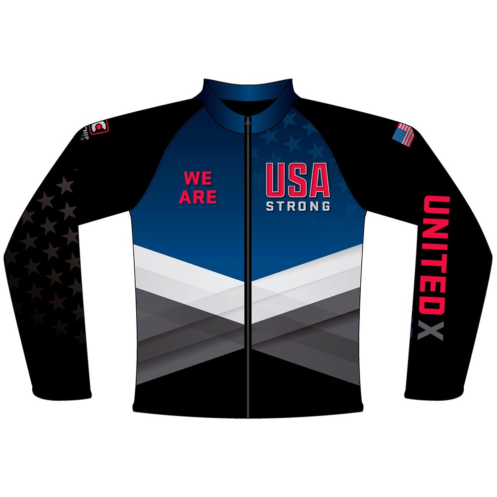 USA Strong Wrestling Full Zip Hooded Jacket