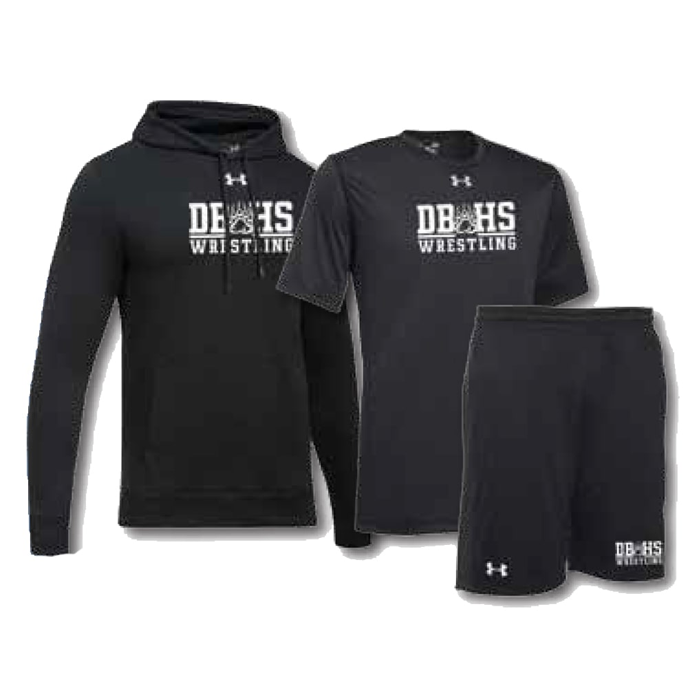 Under Armour Pack #3 (Under Armour Wrestling Shirt, Hoodie and Shorts Combo)
