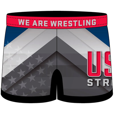 USA Strong Women's Wrestling Shorts