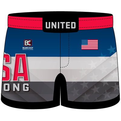 USA Strong Women's Wrestling Shorts