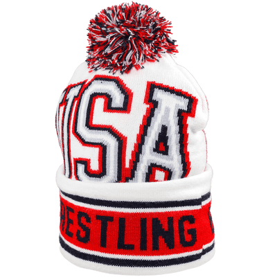 USA Blue Chip Wrestling Knit In Beanie
