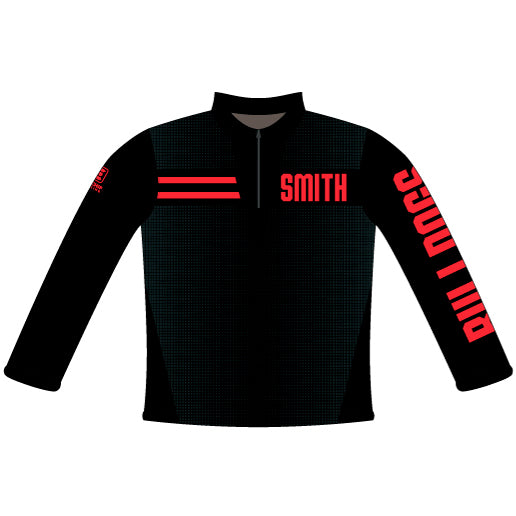 Vertex Sublimated Quarter Zip Pullover Design