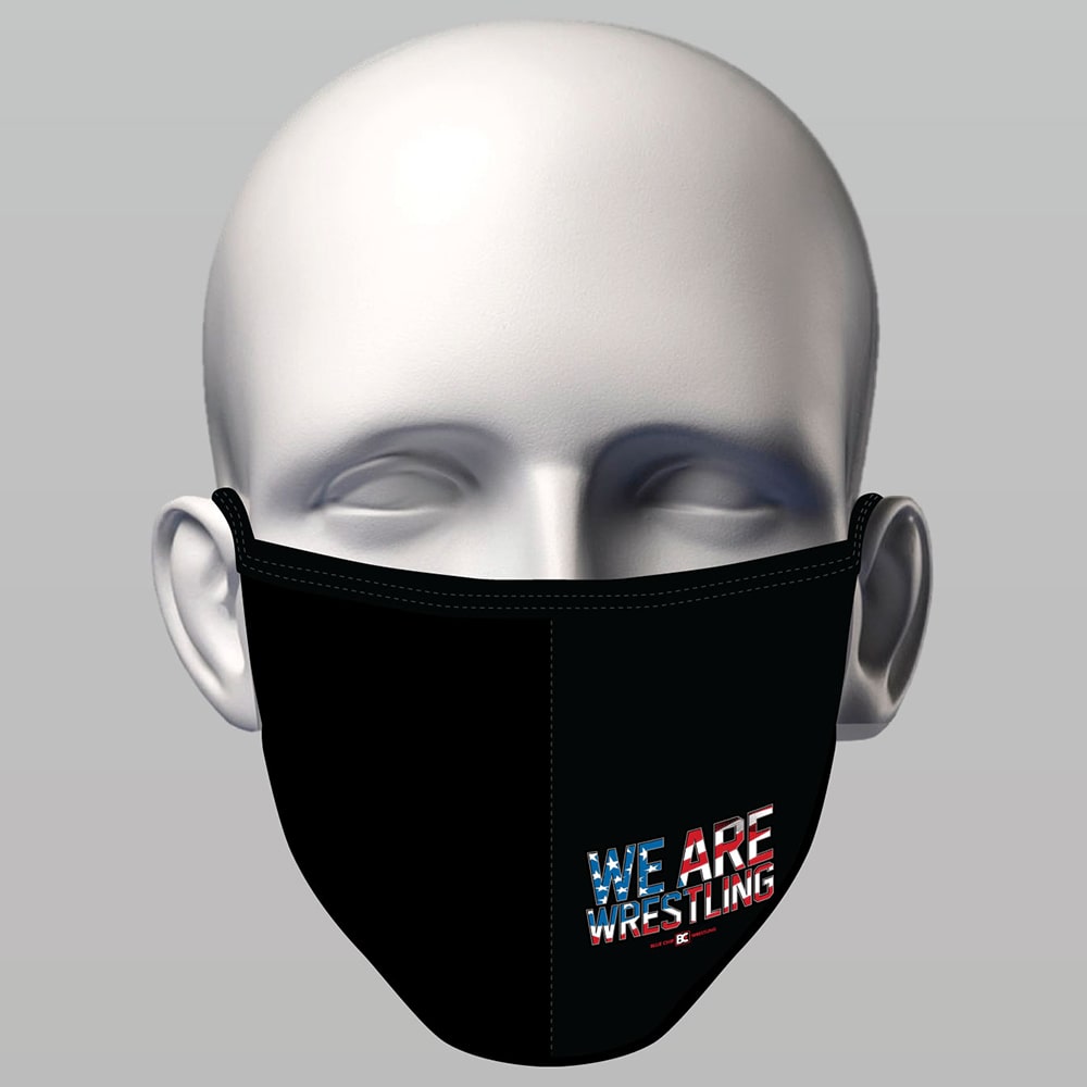 Sewn  Face Mask - We Are Wrestling