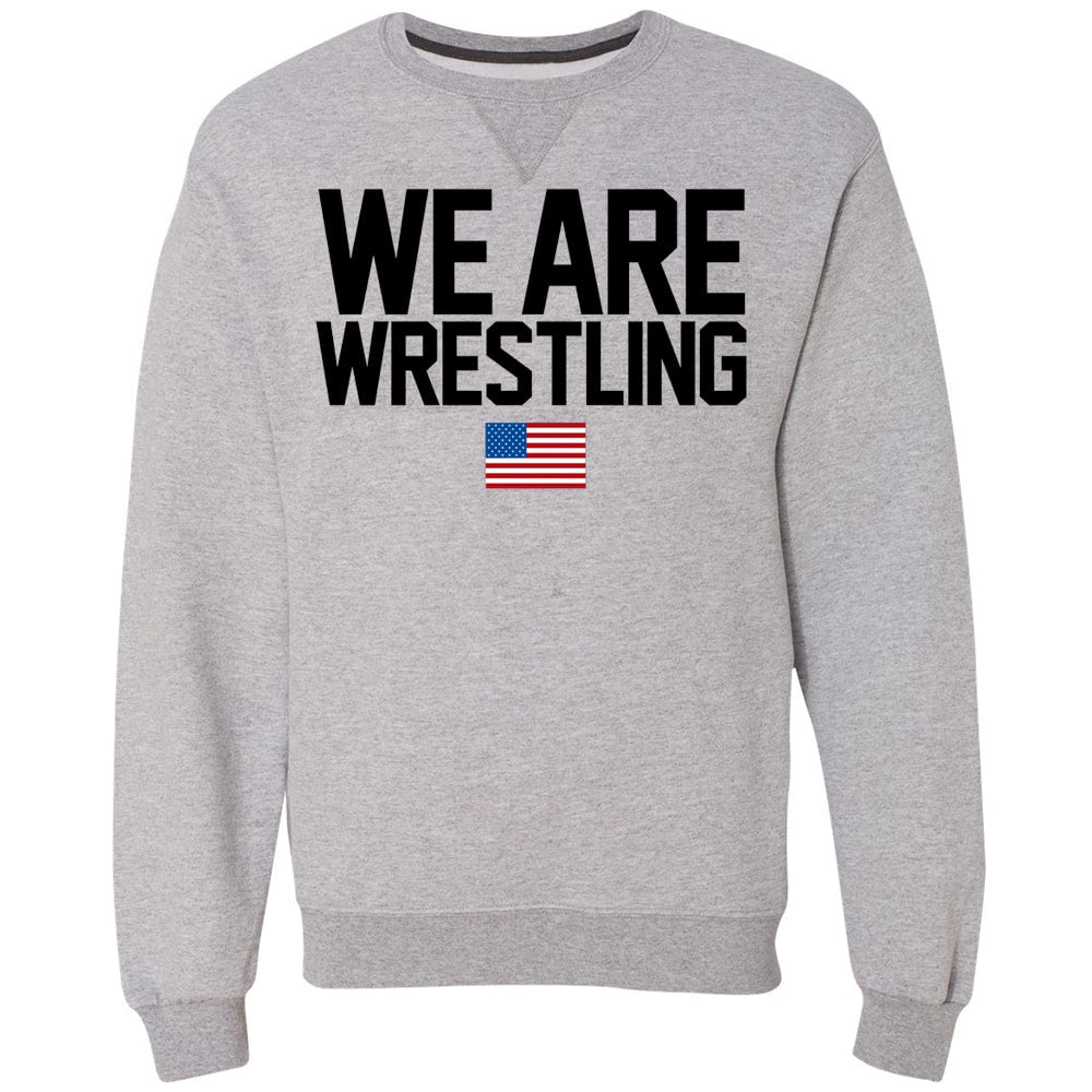 We Are Wrestling Crewneck Sweatshirt
