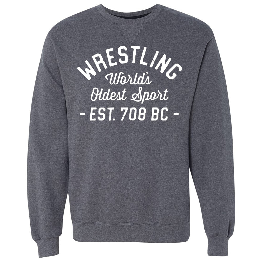 World's Oldest Sport Wrestling Crewneck