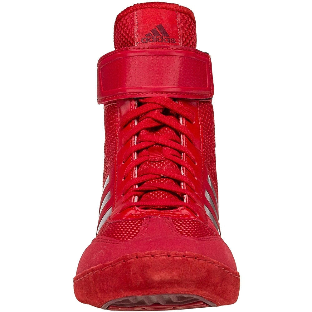 Adidas Combat Speed 5 Wrestling Shoes (Red / Dark Red)