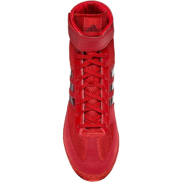 Adidas Combat Speed 5 Wrestling Shoes (Red / Dark Red)
