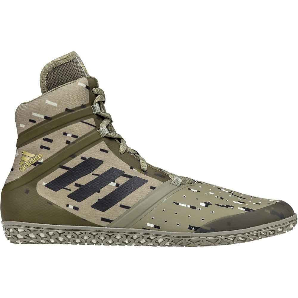 Adidas Impact Wrestling Shoes (Digital Camo Print) Blue Chip Wrestling