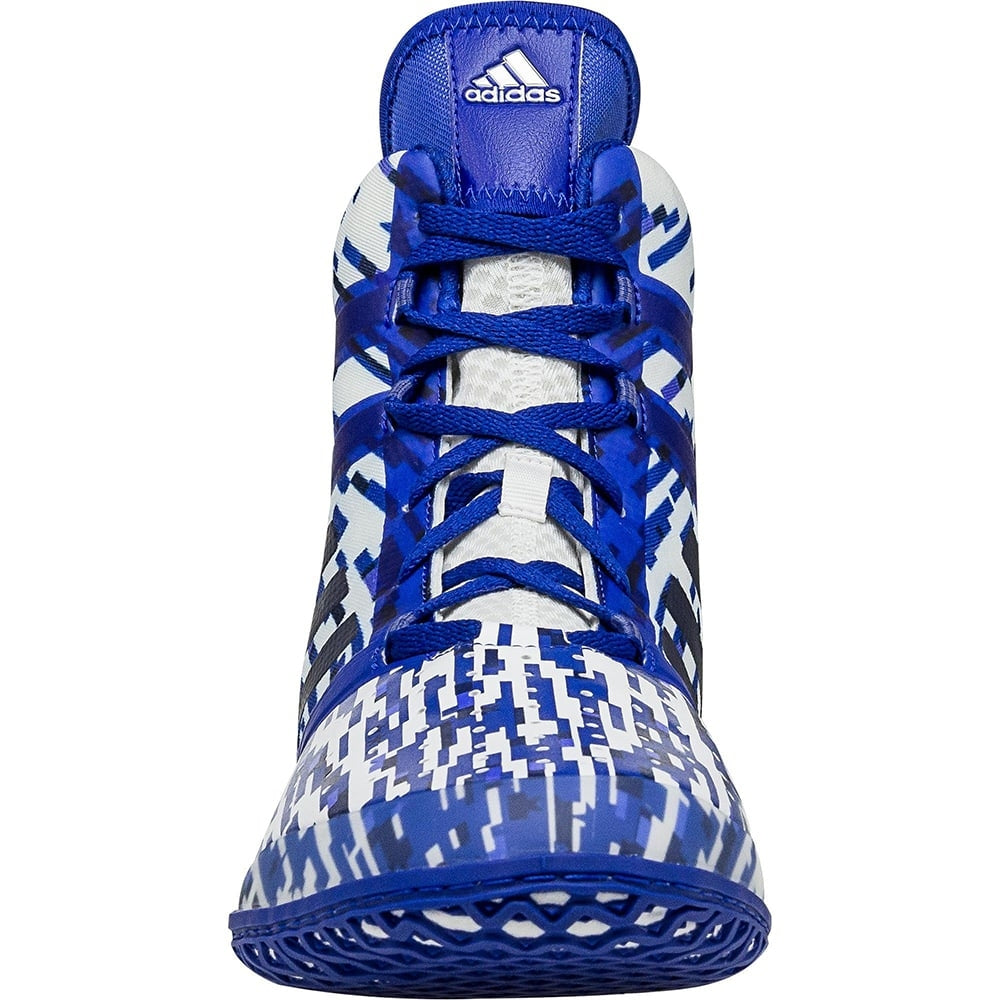 Adidas Impact Wrestling Shoes (Royal Digital Print) Blue Chip Wrestling