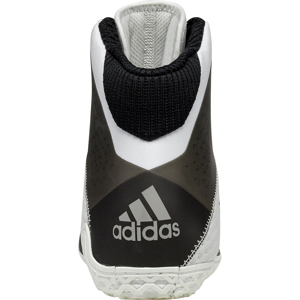 Adidas Mat Wizard 4 Wrestling Shoes (White / Black) - Blue Chip