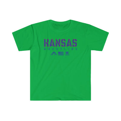 Kansas Wrestling Softstyle T-Shirt