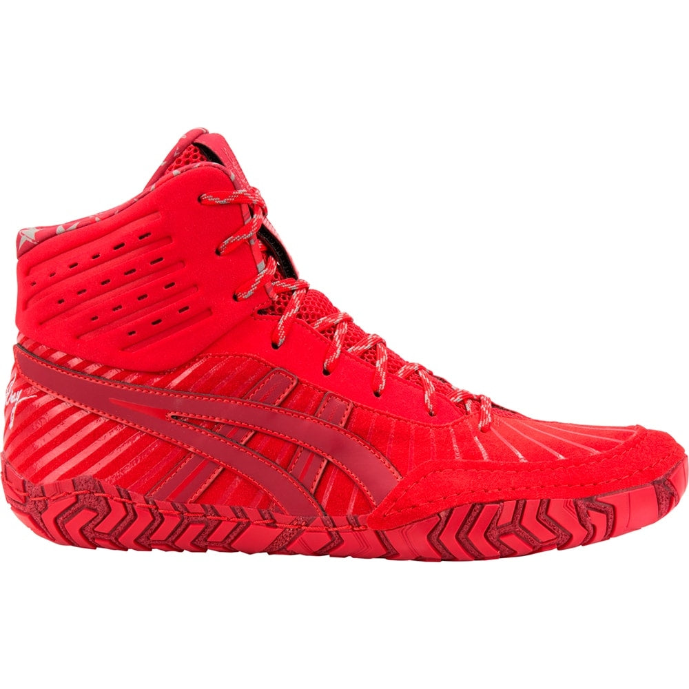 Asics Aggressor (Burgundy Classic Red) Wrestling Shoes