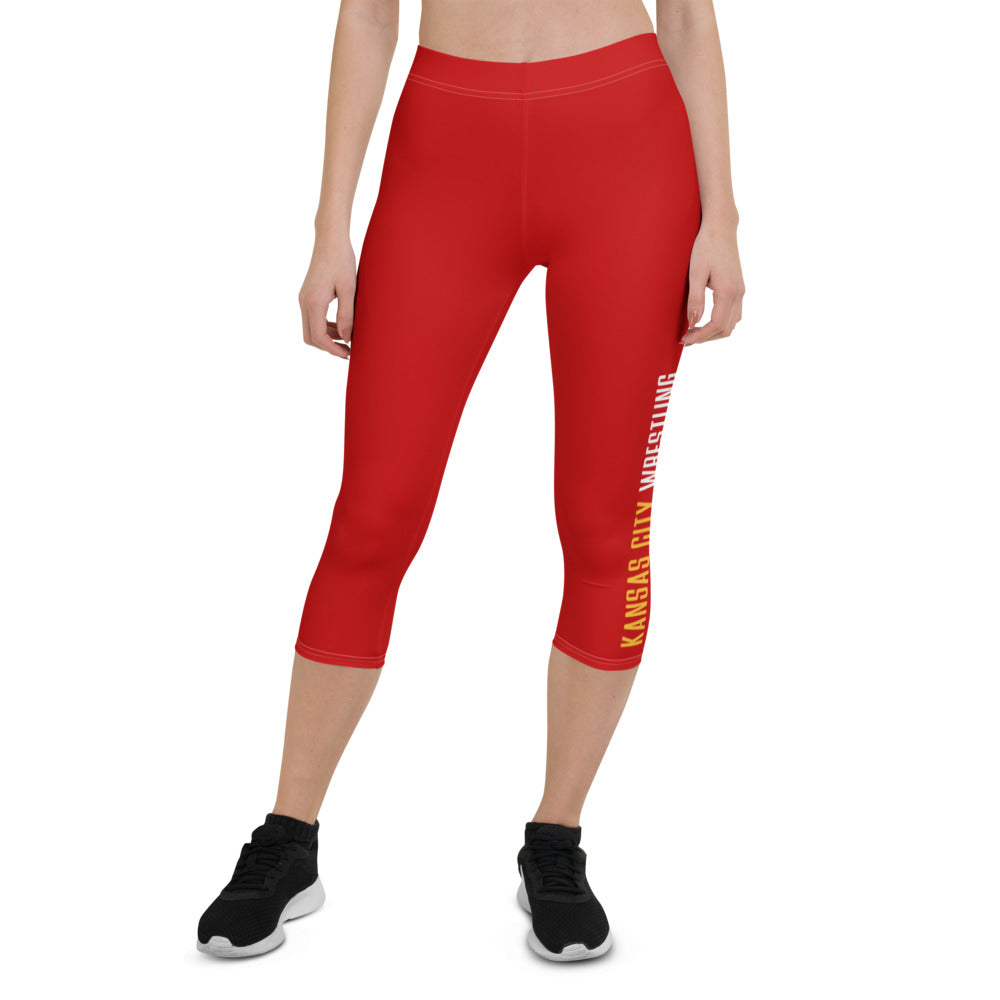 Kansas City Wrestling Women’s Capri Leggings