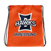 Olathe East HS Wrestling Drawstring bag