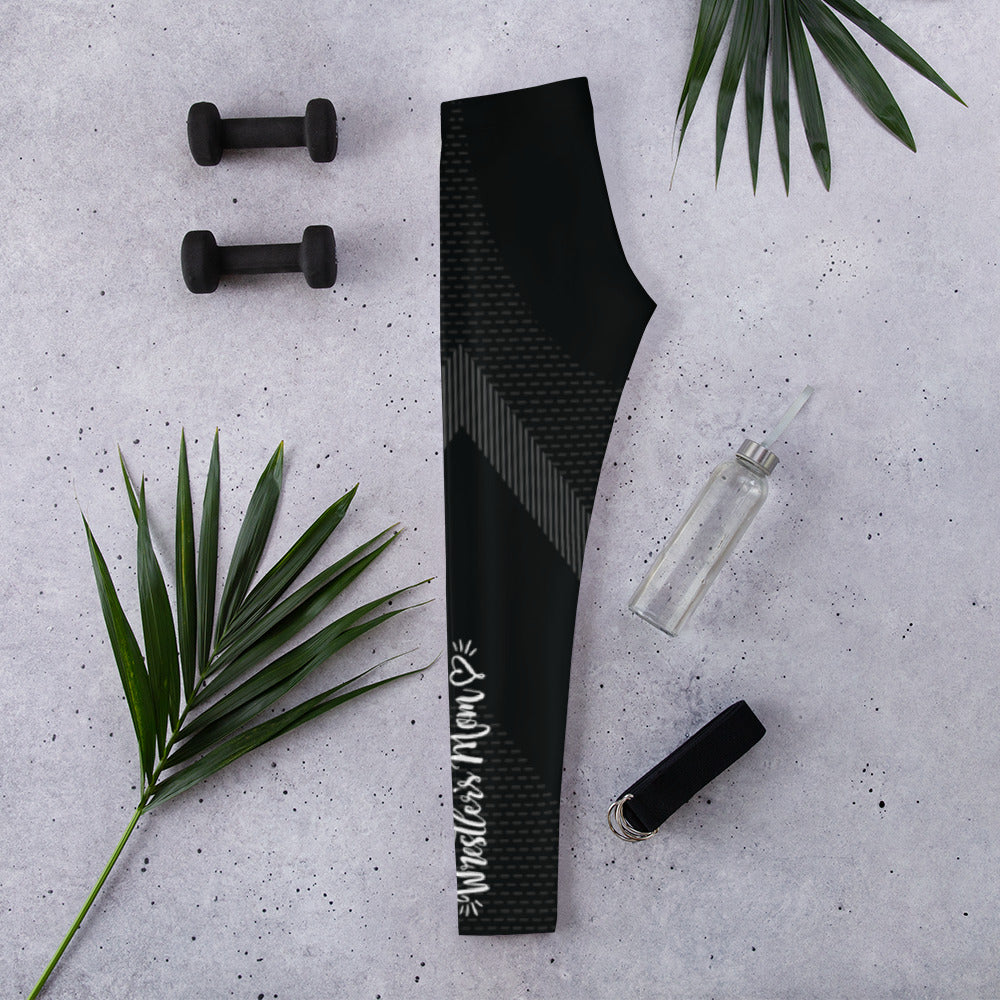 Wrestler's Mom All Over Print Leggings