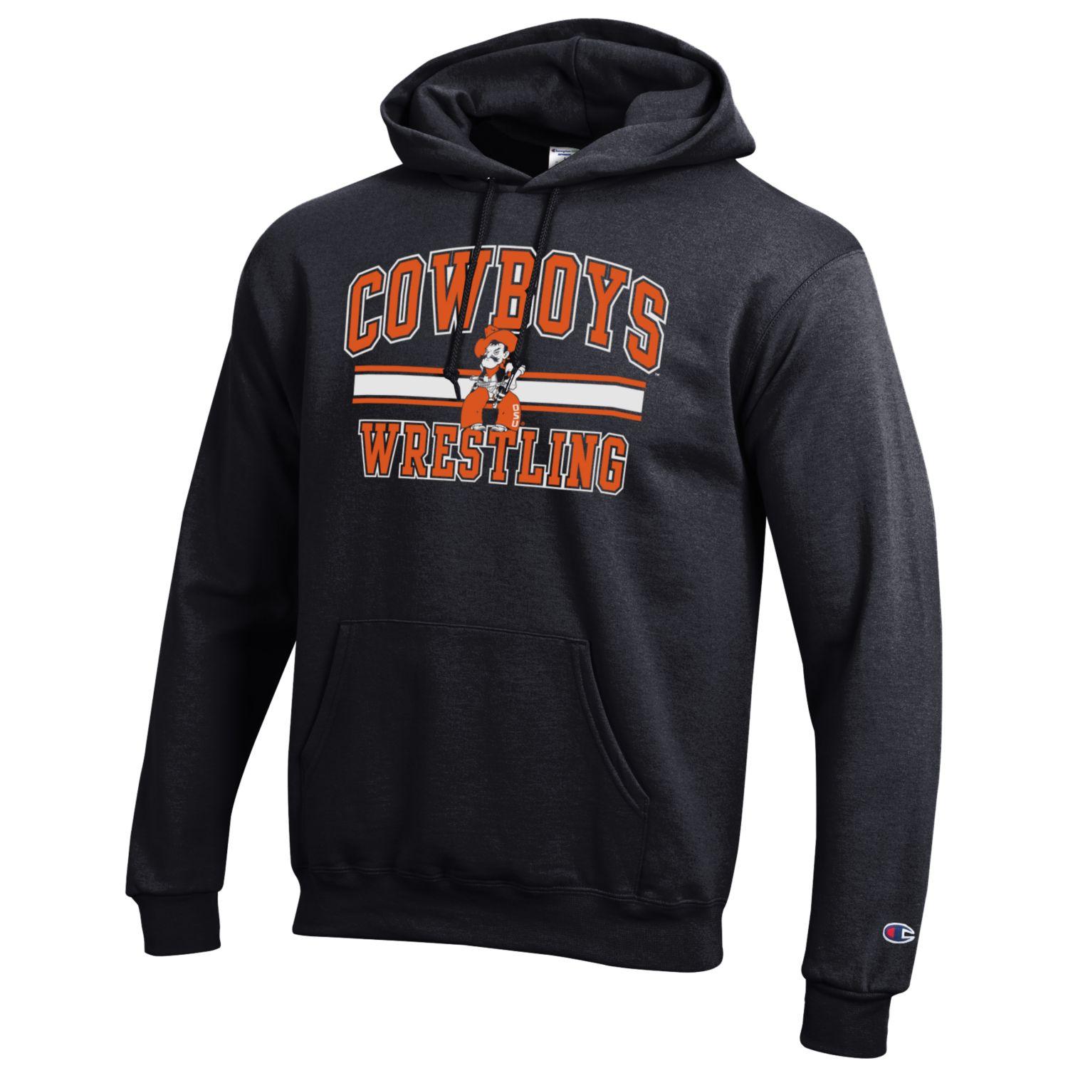 Oklahoma State Cowboys Wrestling Nike Therma Pullover Hoodie