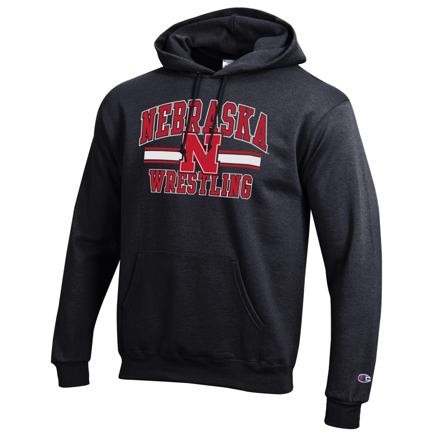Nebraska Cornhuskers Champion Powerblend Fleece Hoodie