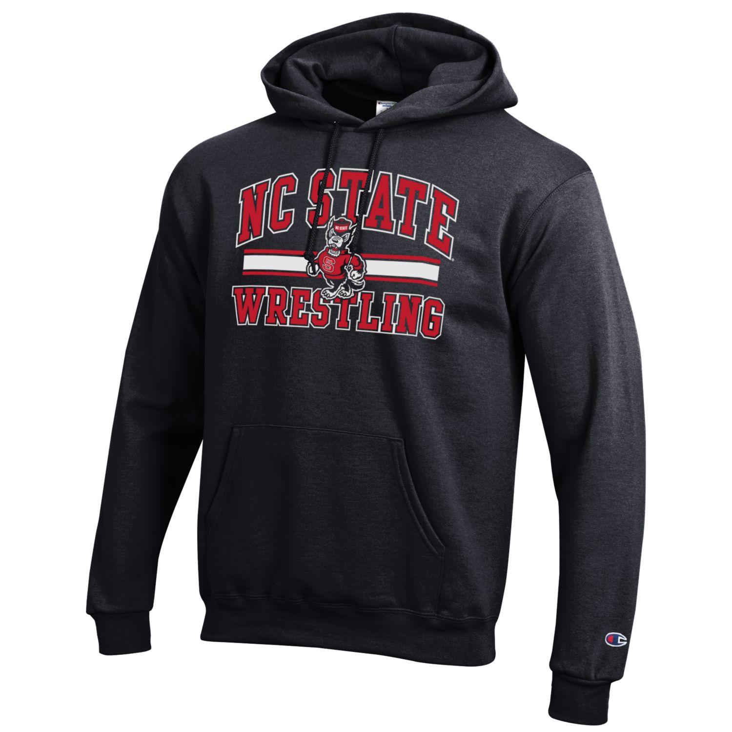 nc state gear North Carolina State University Wolfpack Champion Powerblend Fleece Hoodie