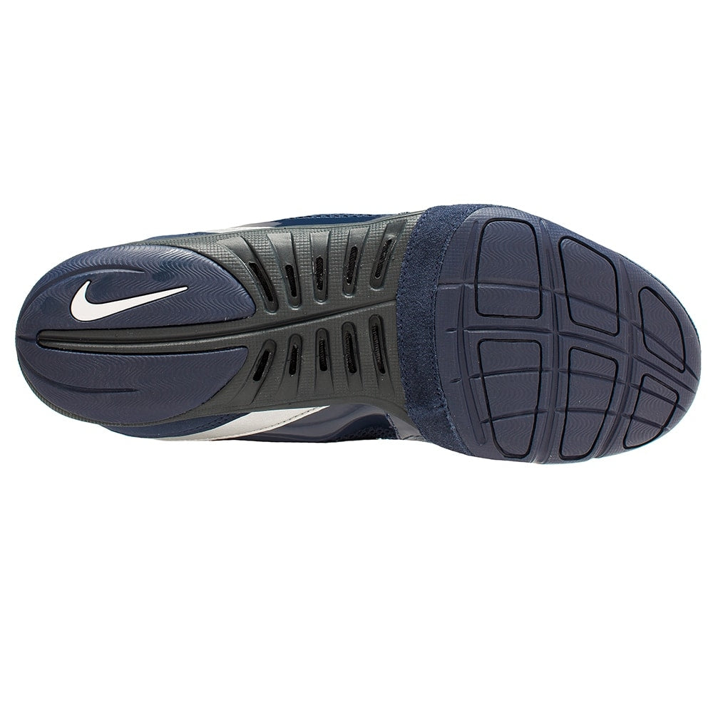 Nike Freek LE Wrestling Shoes (Obisdian / Metallic Silver) Blue Chip