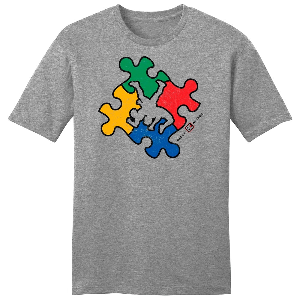 Autism Awareness Wrestling Fundraiser T-Shirt
