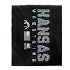 KS Wrestling Black Plush Blanket