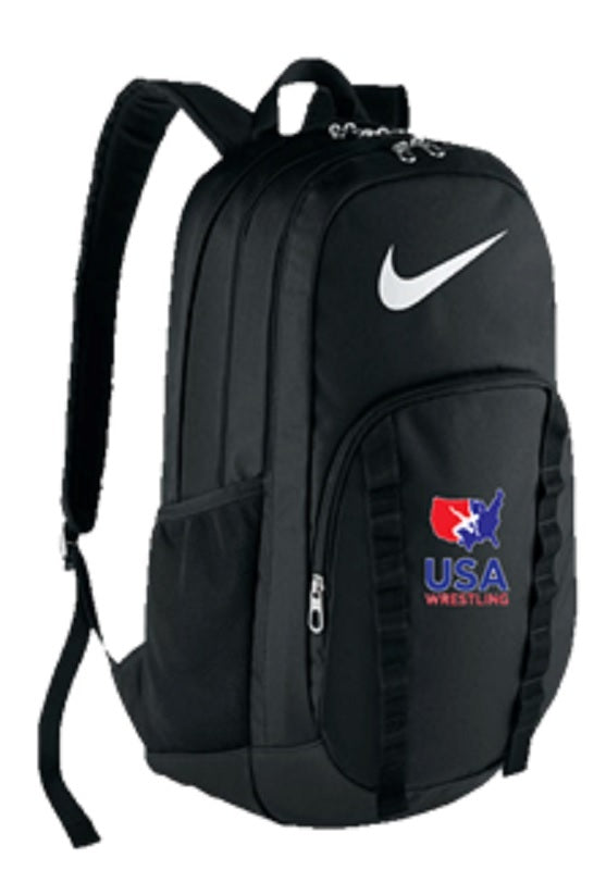 black nike brasilia 7 backpack Medium MIDNIGHT NAVY It features a dedicated internal laptop sleeve and a convenient organization panel Nike USA Wrestling Brasilia 7