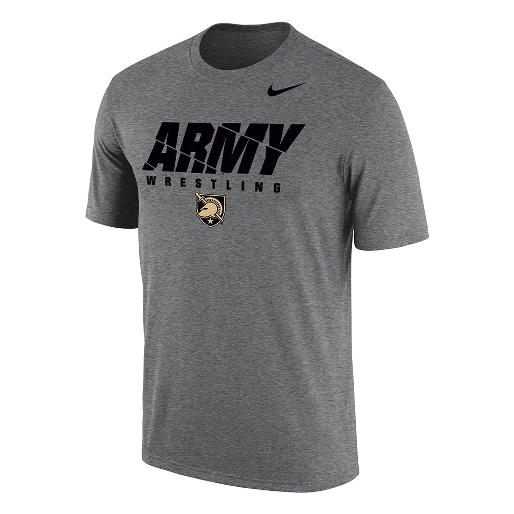 Army Black Knights Wrestling Nike Dri-Fit Cotton Tee Blue Chip