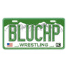 BLUCHP License Plate Die Cut Sticker