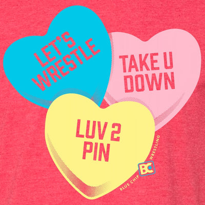 Candy Hearts Wrestling T-Shirt