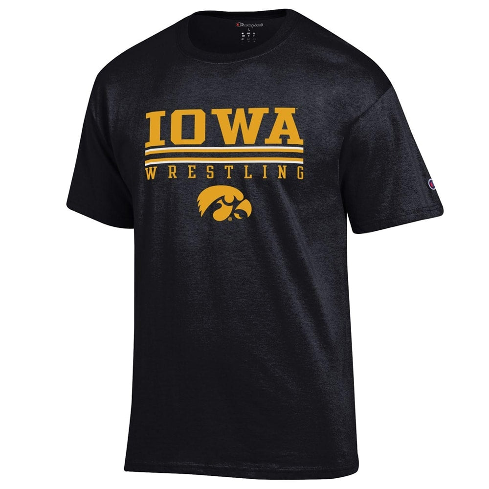 Iowa Hawkeyes Wrestling Champion Short Sleeve Tee