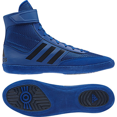 Adidas Combat Speed 5 Wrestling Shoes (Royal / Dark Royal)
