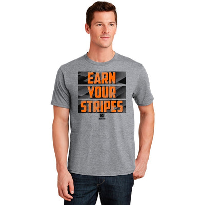 Earn Your Stripes Wrestling T-Shirt (Orange / Black)