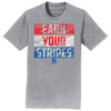 Earn Your Stripes Wrestling T-Shirt (Red / White / Blue)