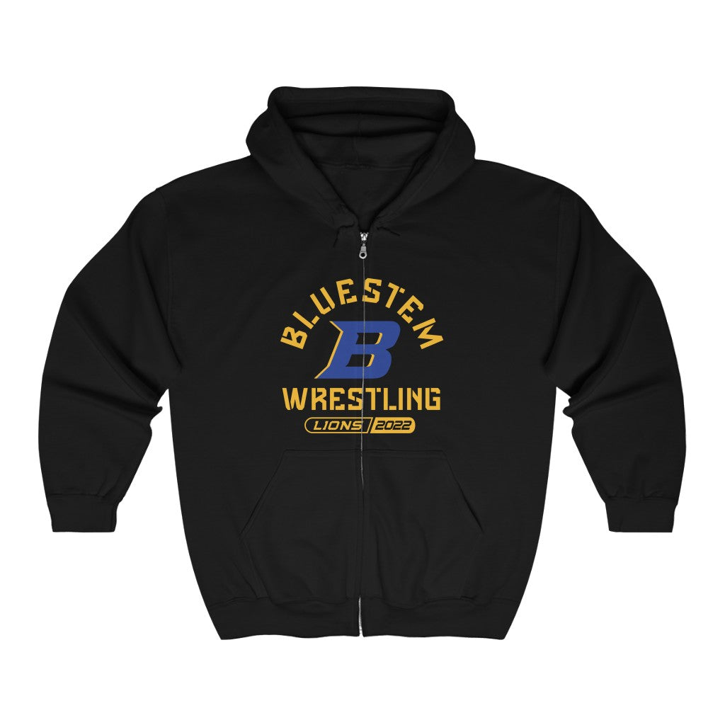 Bluestem Wrestling Full Zip Hooded Sweatshirt (BSTEM21-22)