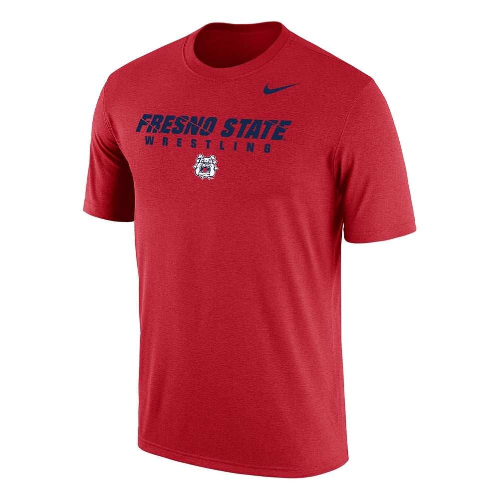 Fresno State Bulldogs Wrestling Nike Dri-Fit Cotton Tee