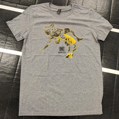 Blue Chip Wrestling Icon T-Shirt (Black / Gold)