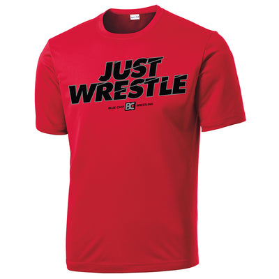 Just Wrestle Performance T-Shirt (Red)