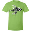 Lime Green Blue Chip Wrestling T-Shirt