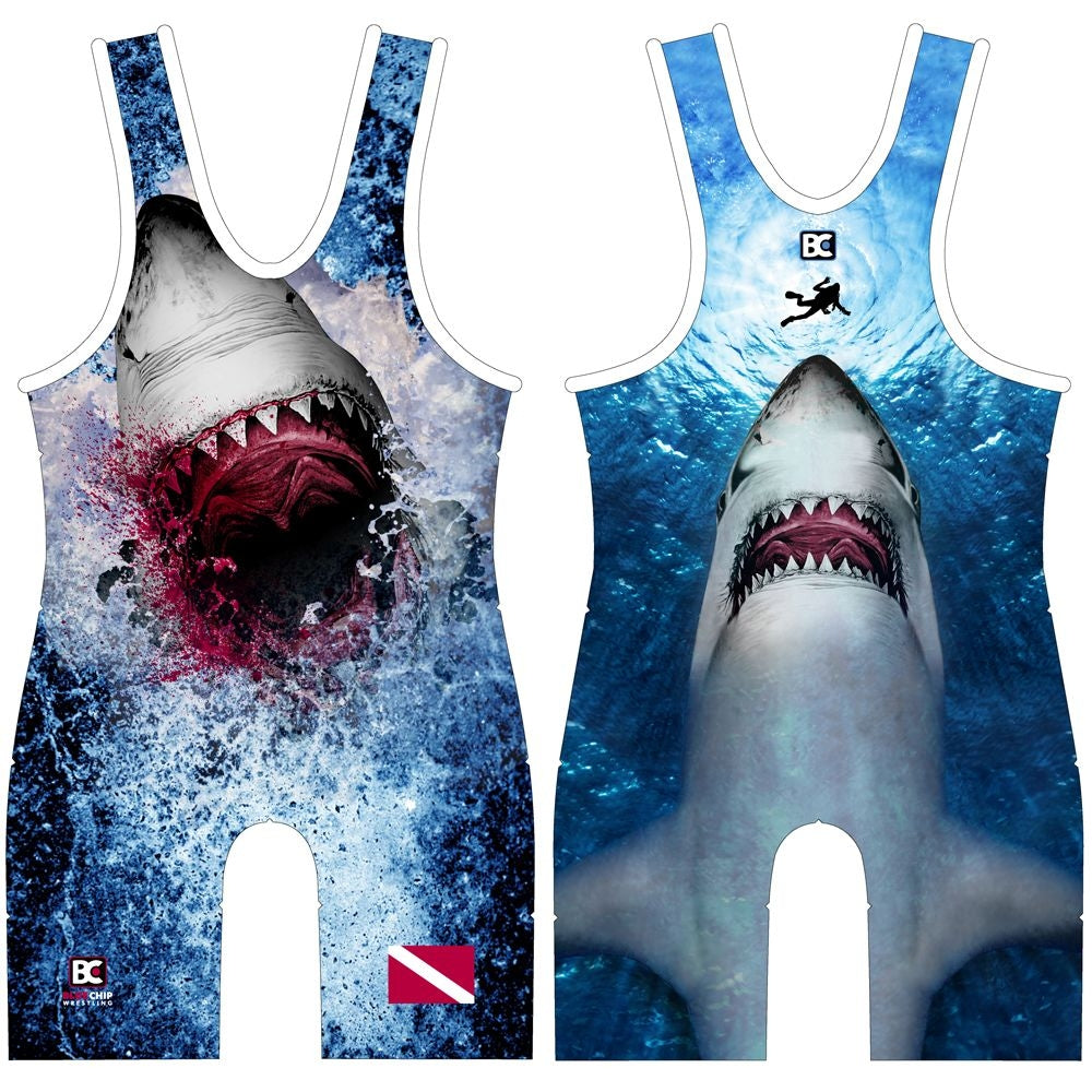Megalodon Wrestling Singlet