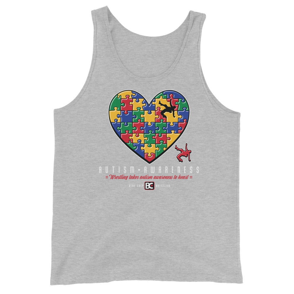 2022 Autism Heart Tank Top