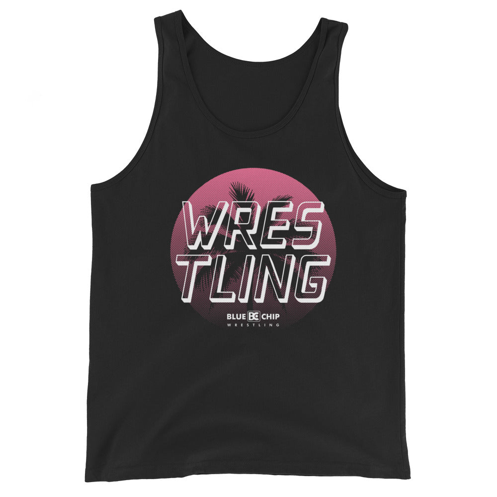 Wrestling Sunset Beach Tank Top