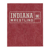 Indiana Wrestling Clinic Throw Blanket