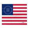 American Flag Wrestling Mat Throw Blanket