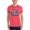 Red White and Twooo Customizable Ringer T-Shirt