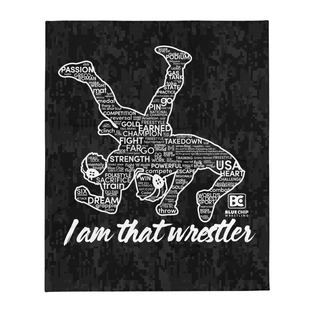 I'm that Wrestler Throw Blanket