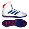 Mat Wizard 4 Wrestling Shoes (White/ Royal / Red)