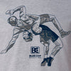Blue Chip Wrestling Icon T-Shirt (Grey / Navy)