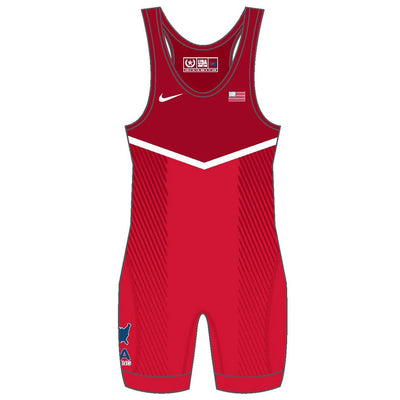 Nike USA Wrestling Red Singlet